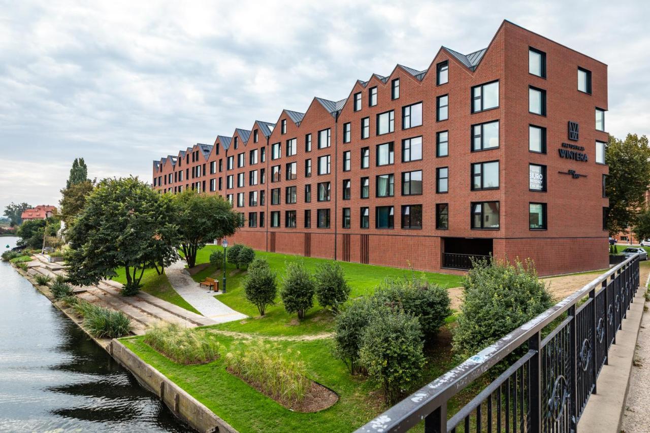 Pobookowane River View Apartments Danzica Esterno foto
