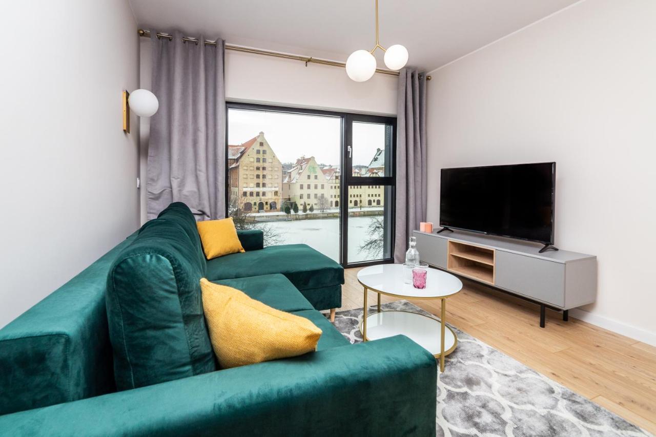 Pobookowane River View Apartments Danzica Esterno foto