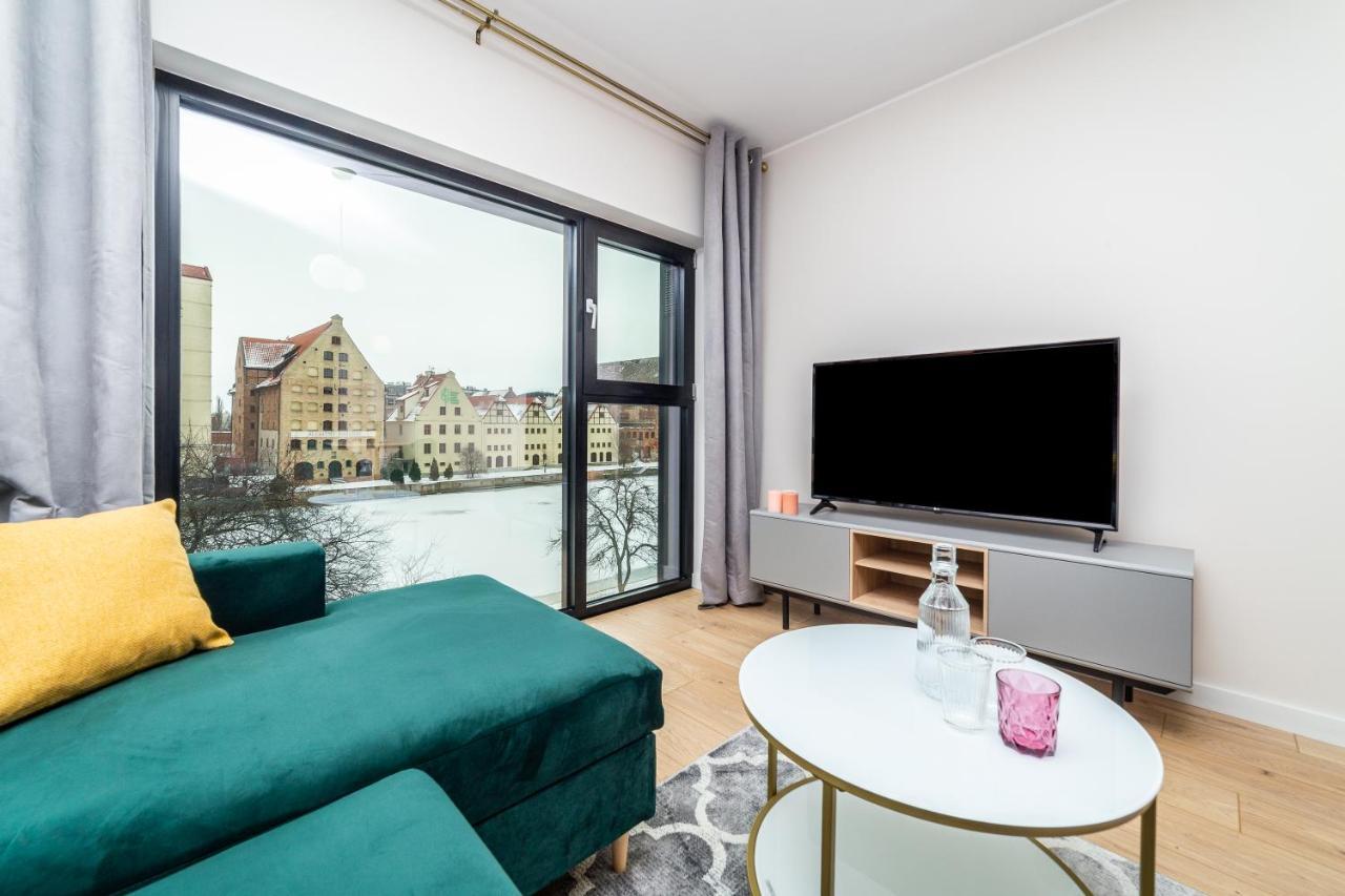 Pobookowane River View Apartments Danzica Esterno foto