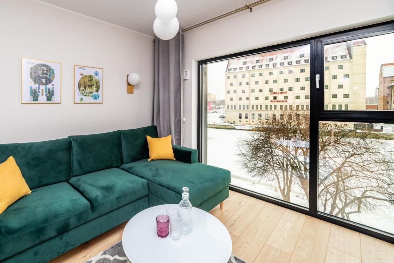 Pobookowane River View Apartments Danzica Esterno foto