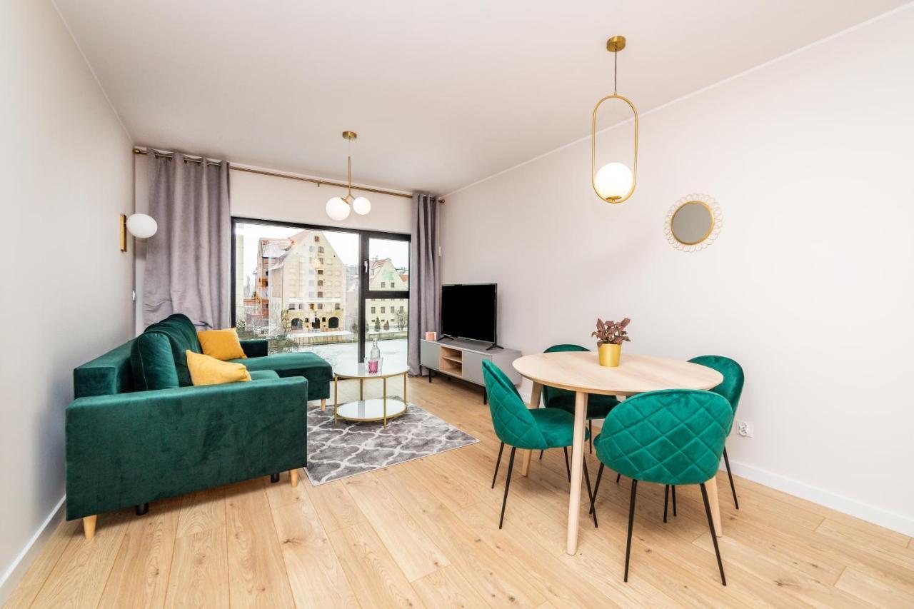 Pobookowane River View Apartments Danzica Esterno foto