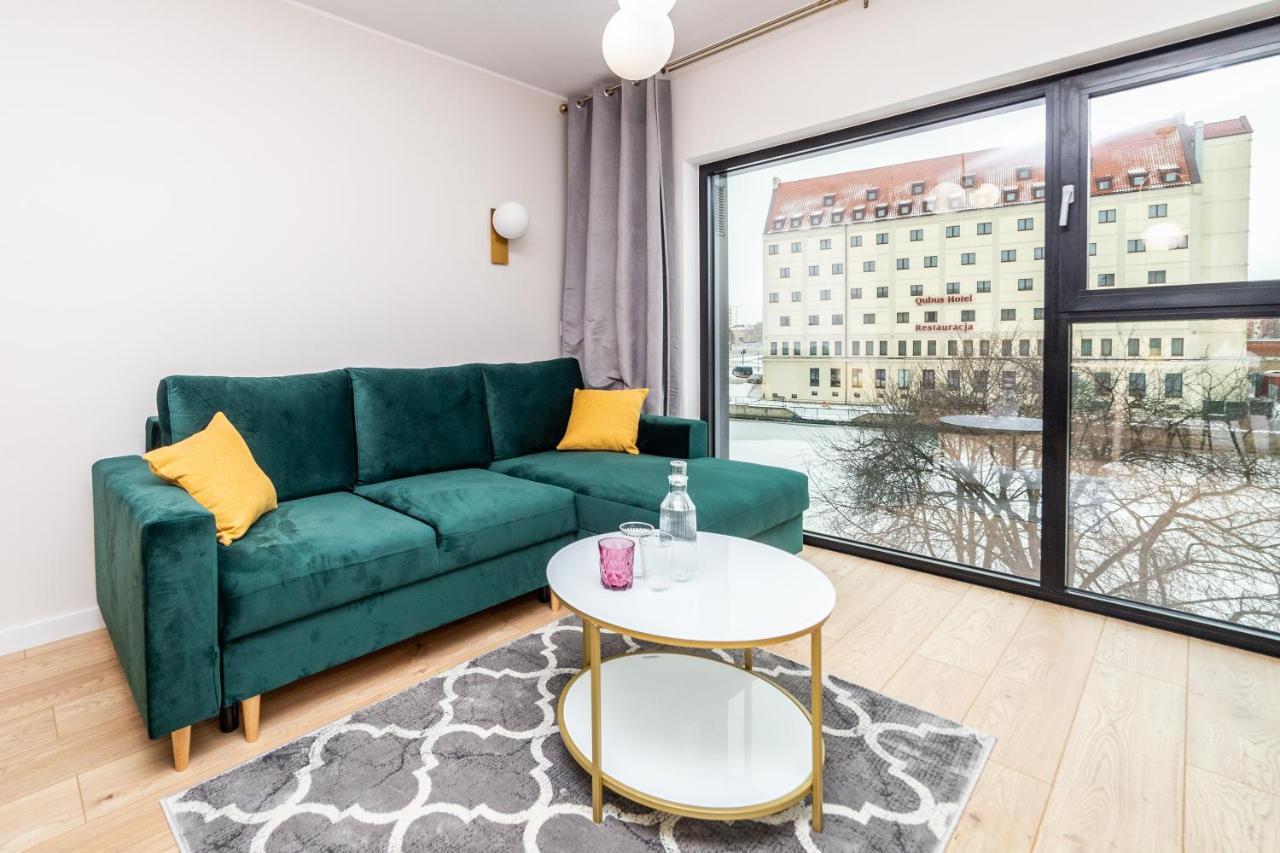 Pobookowane River View Apartments Danzica Esterno foto