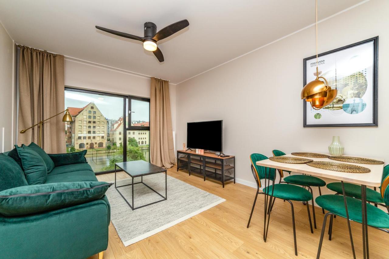 Pobookowane River View Apartments Danzica Esterno foto