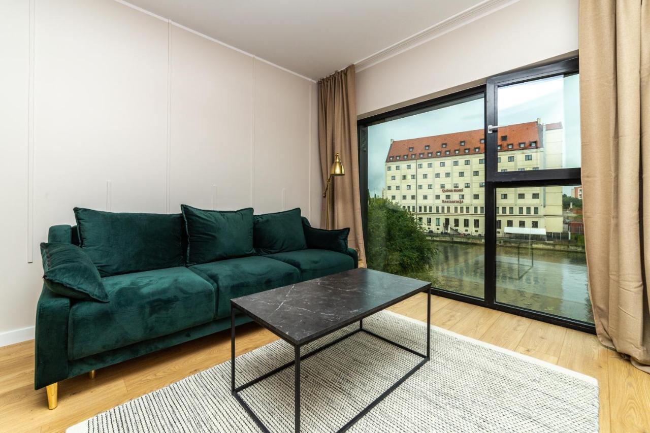 Pobookowane River View Apartments Danzica Esterno foto