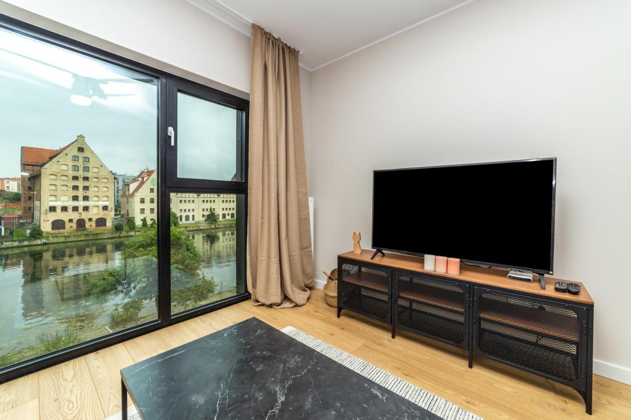 Pobookowane River View Apartments Danzica Esterno foto