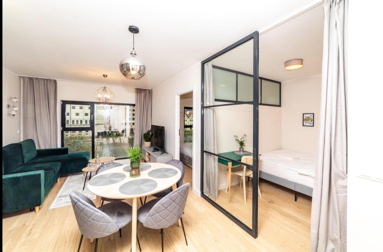 Pobookowane River View Apartments Danzica Esterno foto